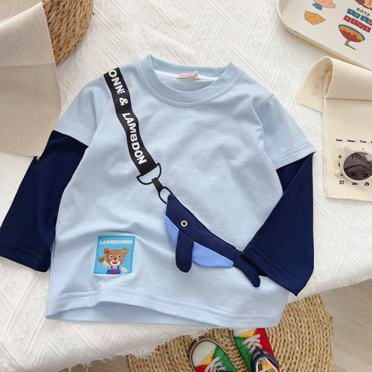 Whale Crossbody Tee