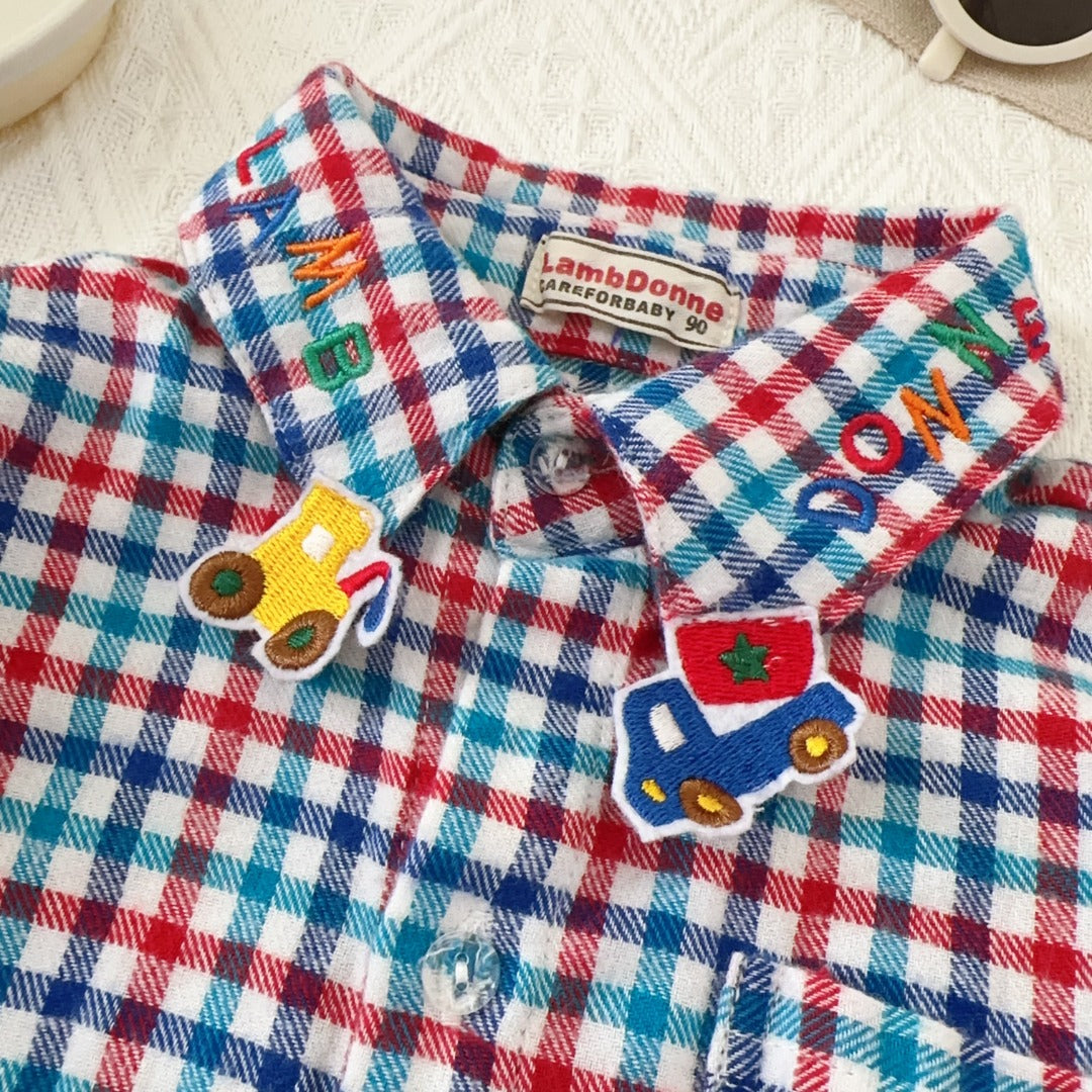 Playful Checkered Shirt