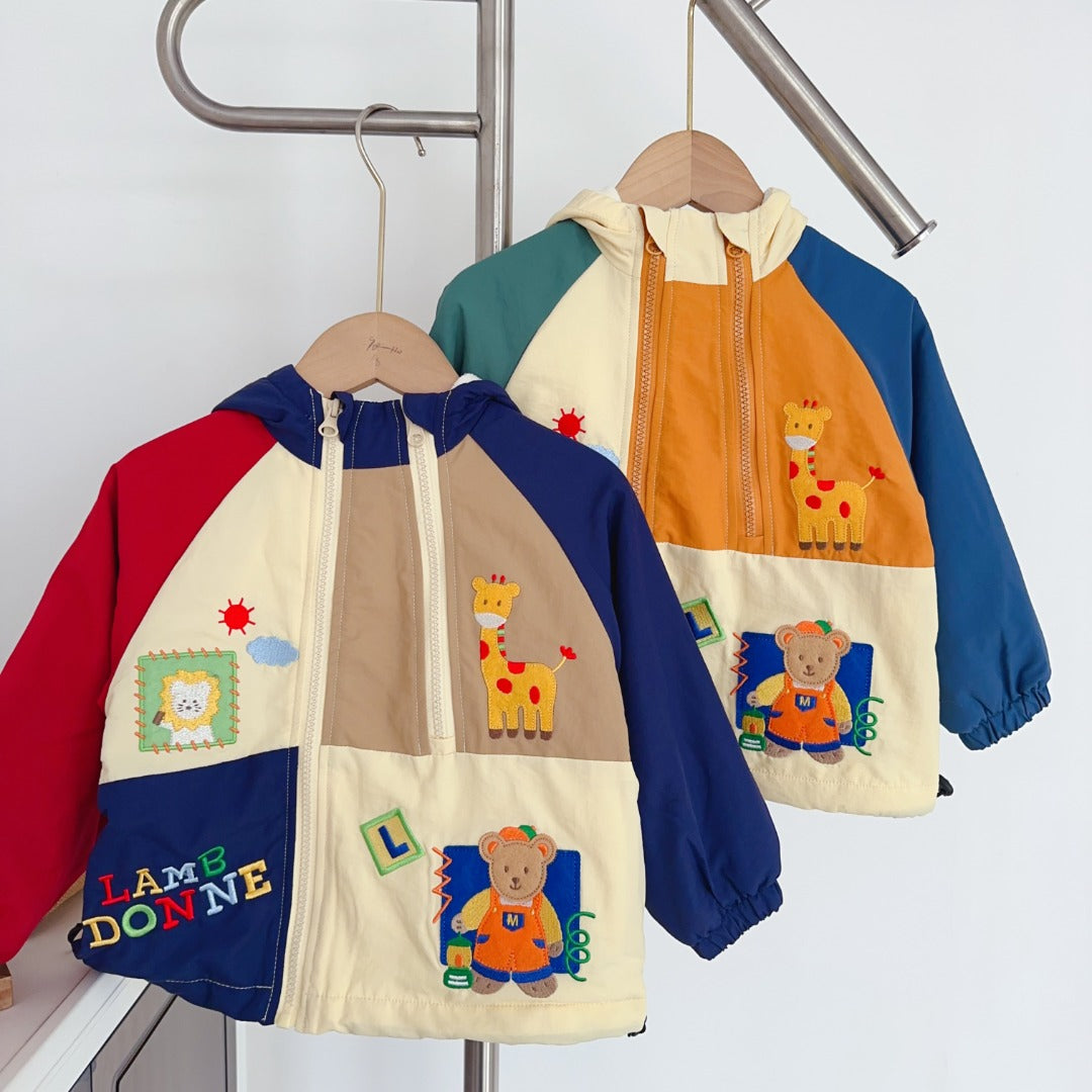 Animal Patch Windbreaker