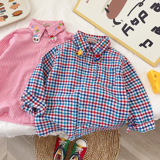 Playful Checkered Shirt
