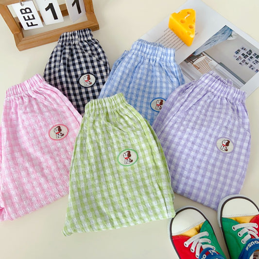 Gingham Pup Lounge Pants