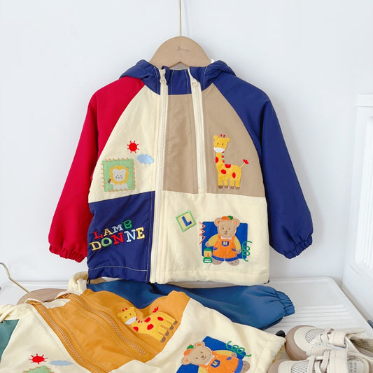 Animal Patch Windbreaker