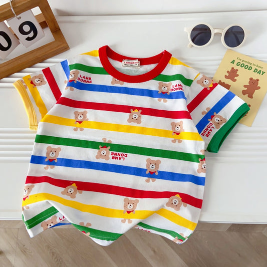 Rainbow Jungle Tee / Happy Zoo Tee