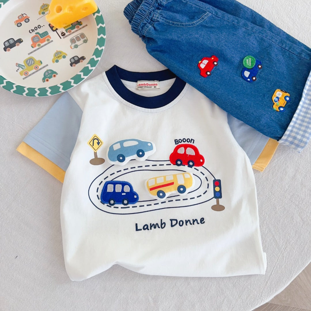 Little Loop Cars Tee