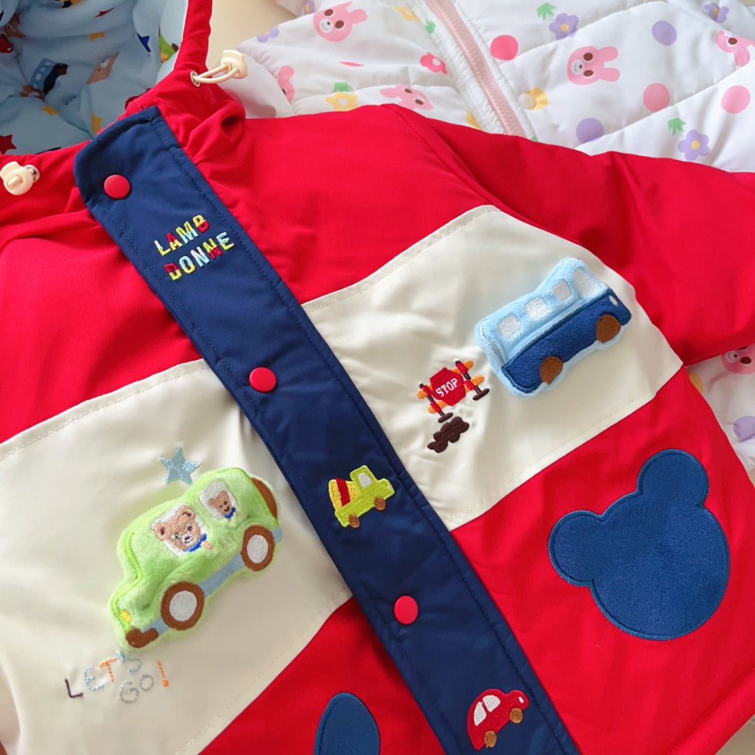 Reversible Cartoon Puffer Jacket