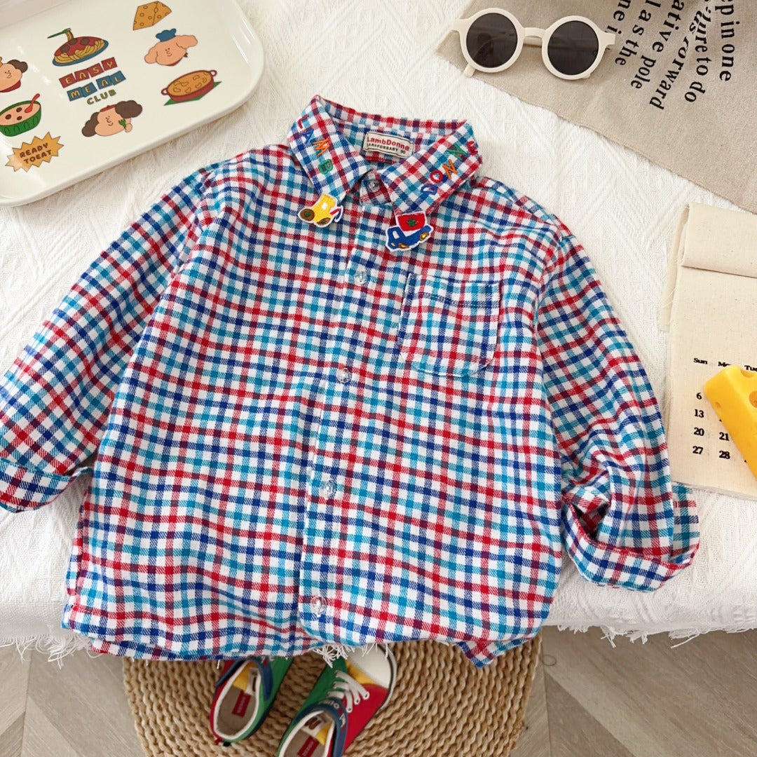Playful Checkered Shirt