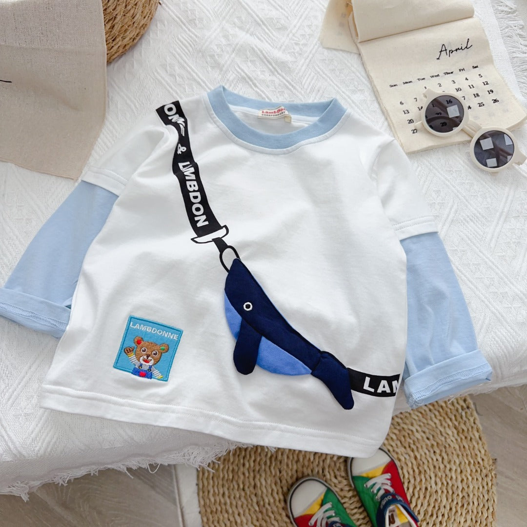 Whale Crossbody Tee