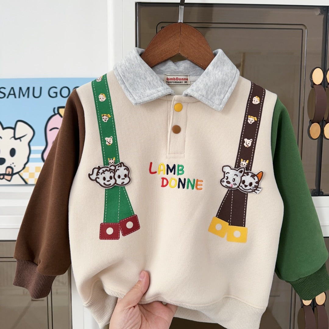 Buddy Strap Polo Sweatshirt