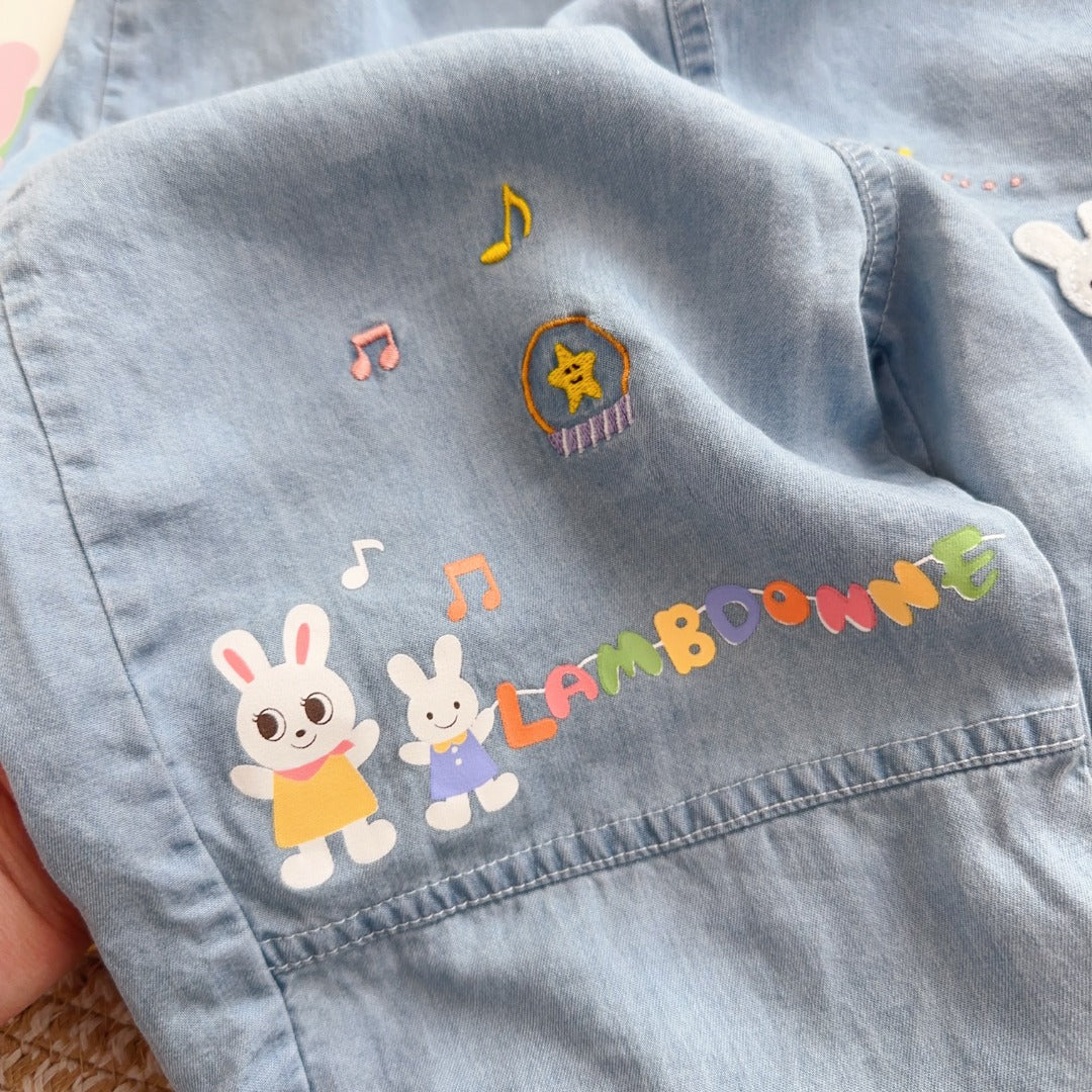 Rainbow Garden Denim Pants