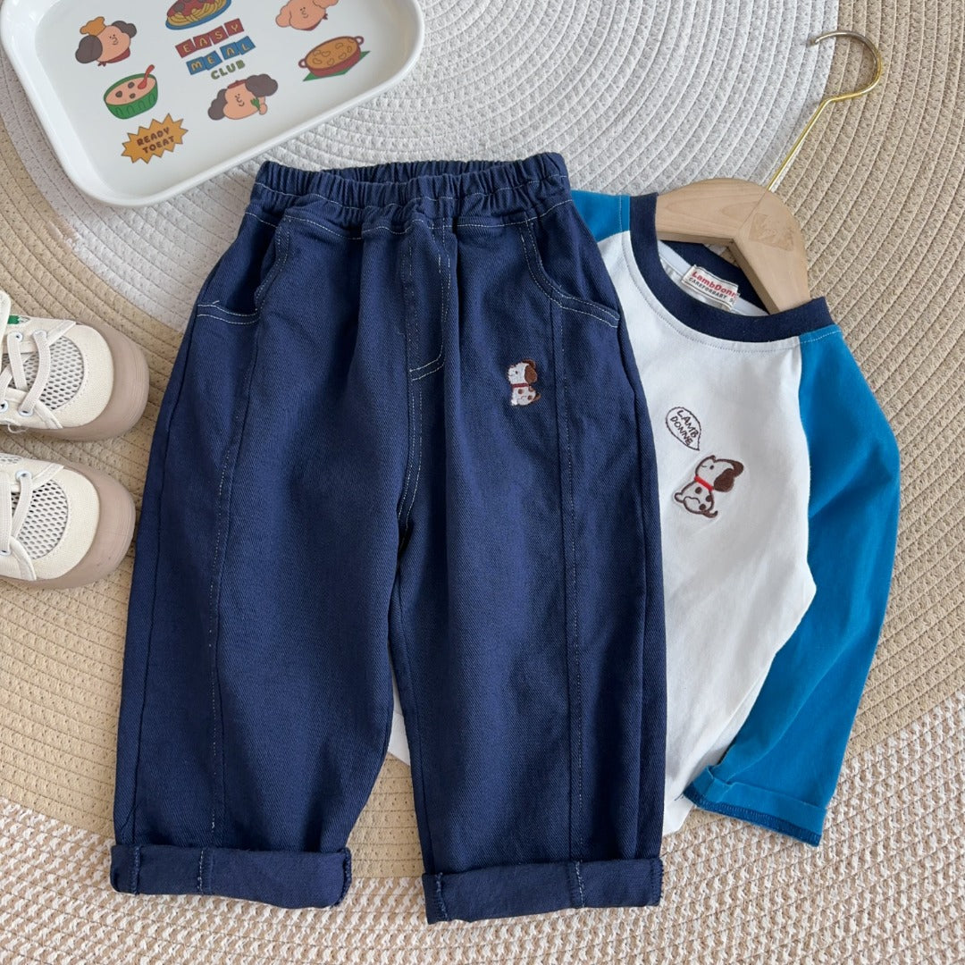 Puppy Corduroy Pants