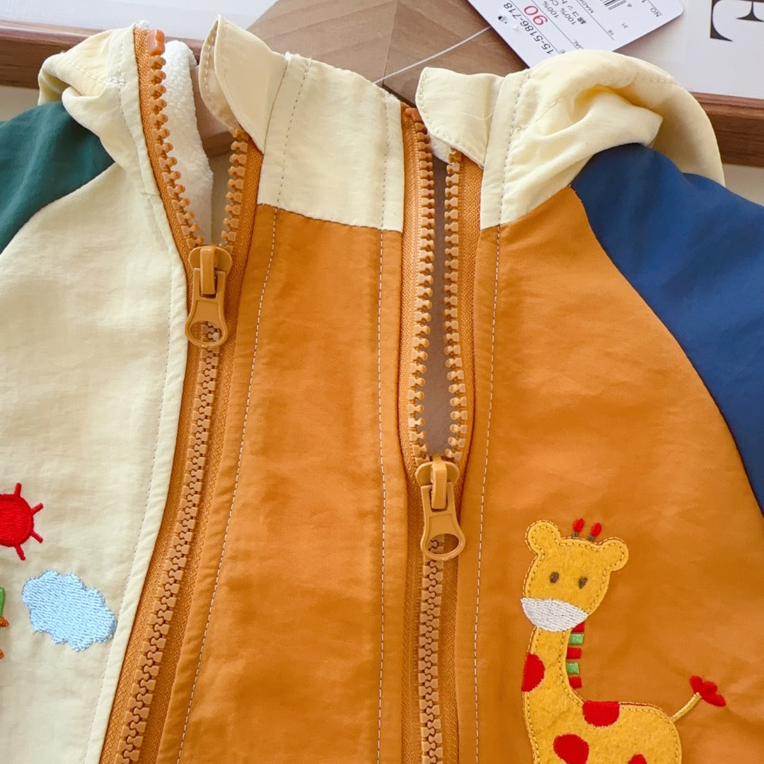 Animal Patch Windbreaker