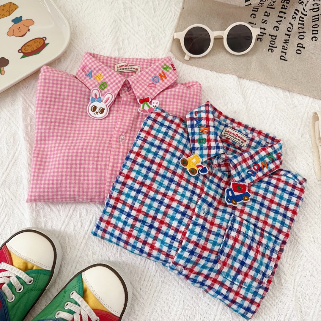 Playful Checkered Shirt