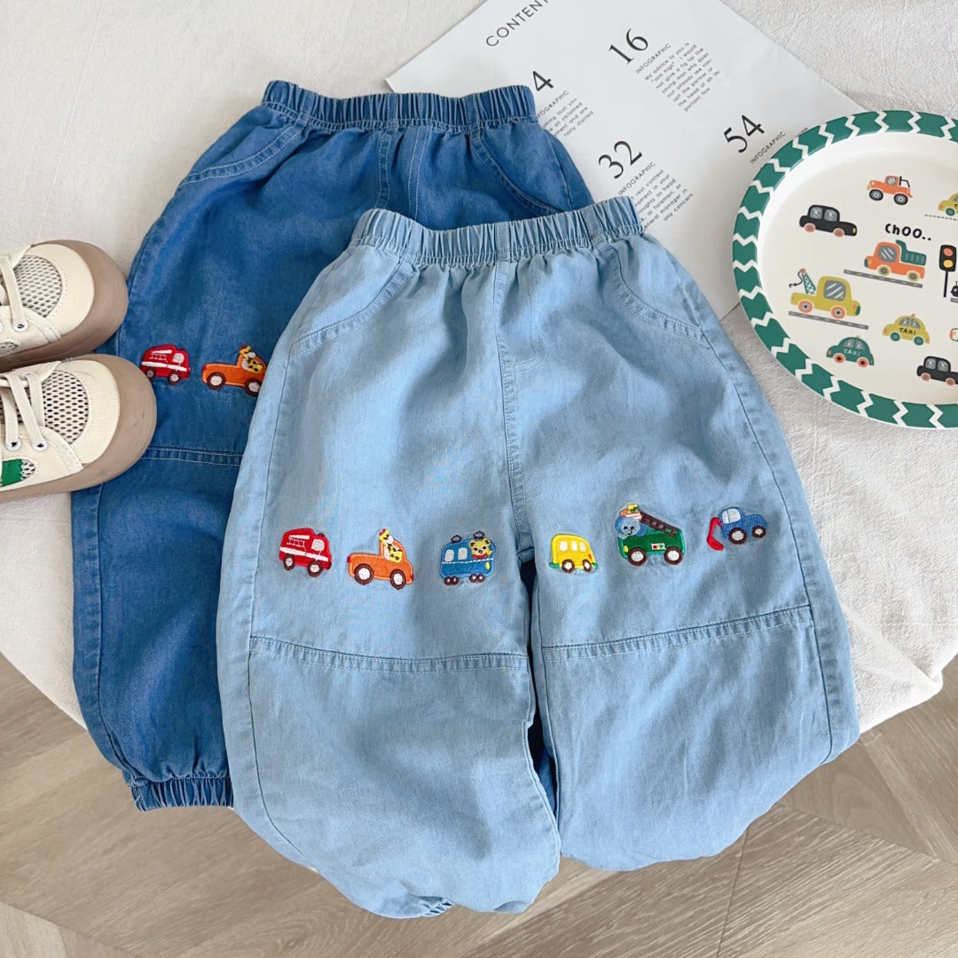 Car Parade Denim Pants