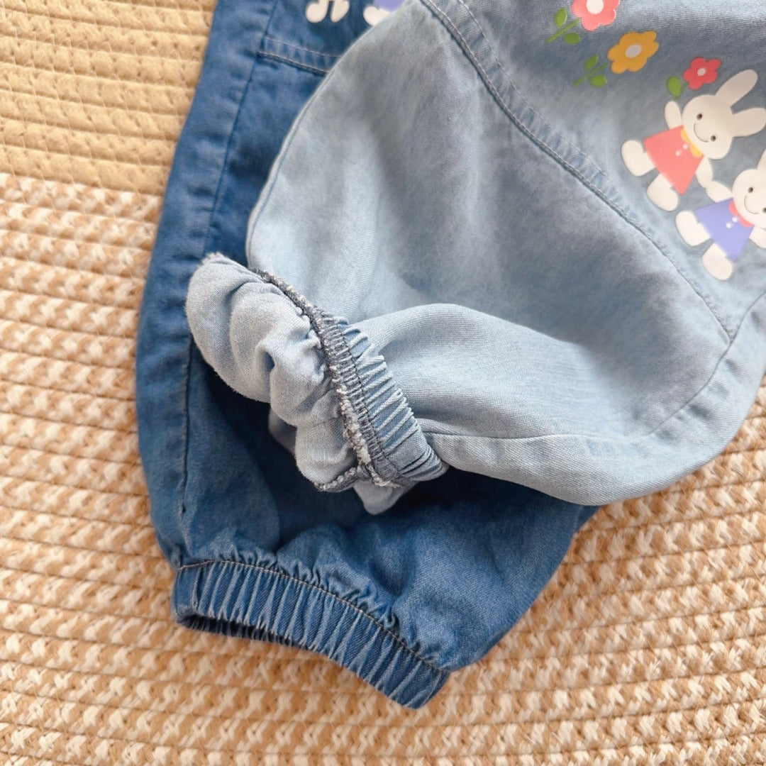 Rainbow Garden Denim Pants