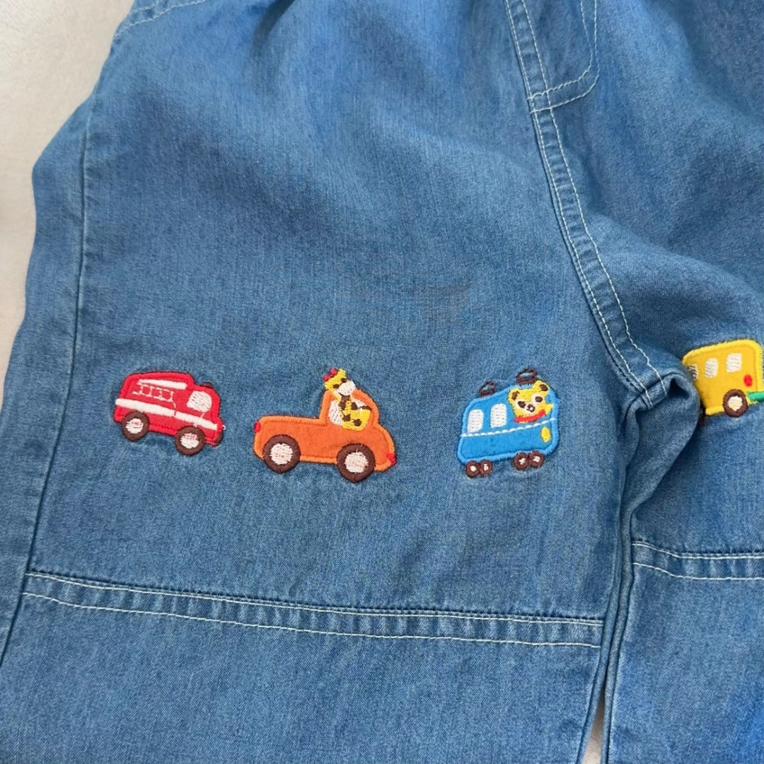Car Parade Denim Pants